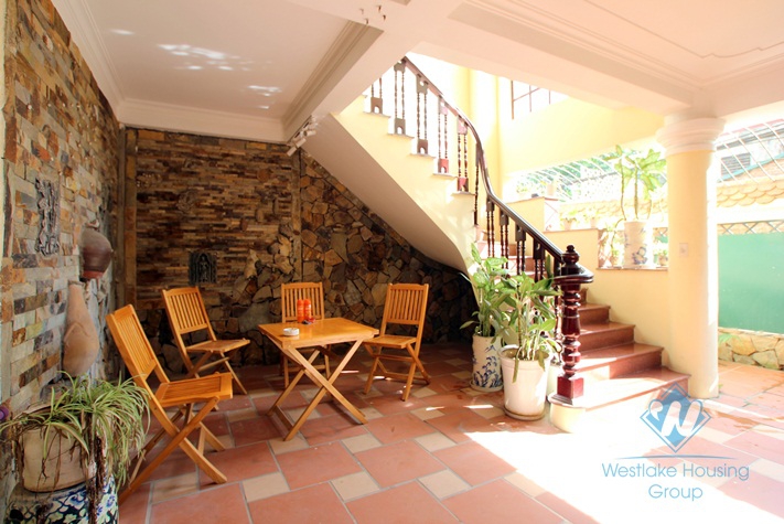 Beautiful 3 bedroom furnished house for rent in Tay Ho area